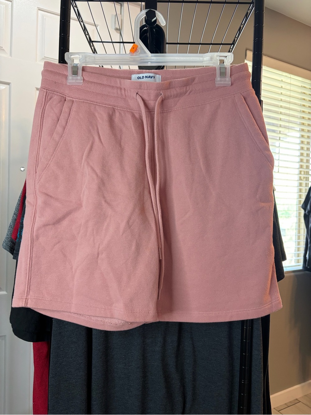 Old Navy Dusty Rose Drawstring Skort